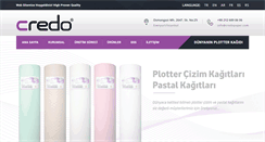 Desktop Screenshot of credopaper.com