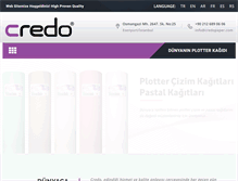 Tablet Screenshot of credopaper.com